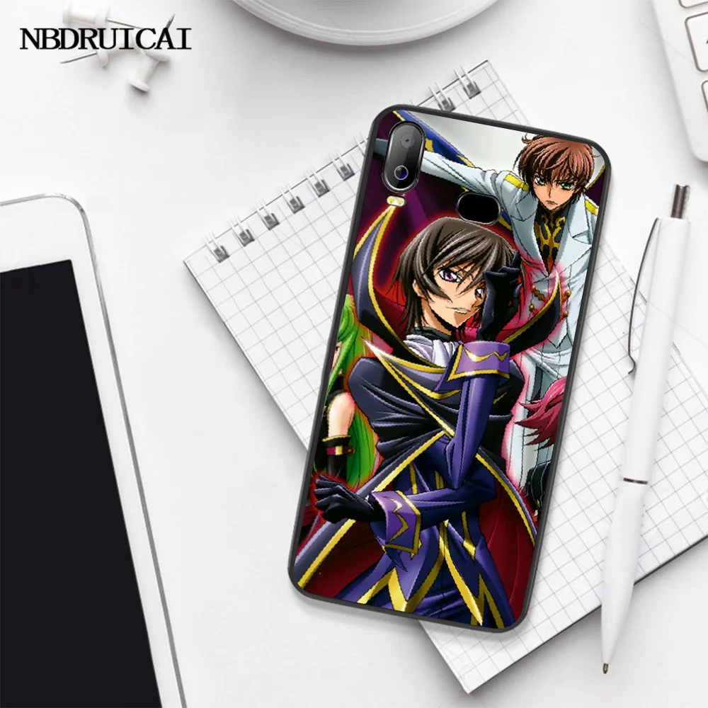 NBDRUICAI аниме код Geass Lelouch мягкий черный чехол для телефона Samsung A10 A20 A30 A40 A50 A70 A7 A9 A6 A8