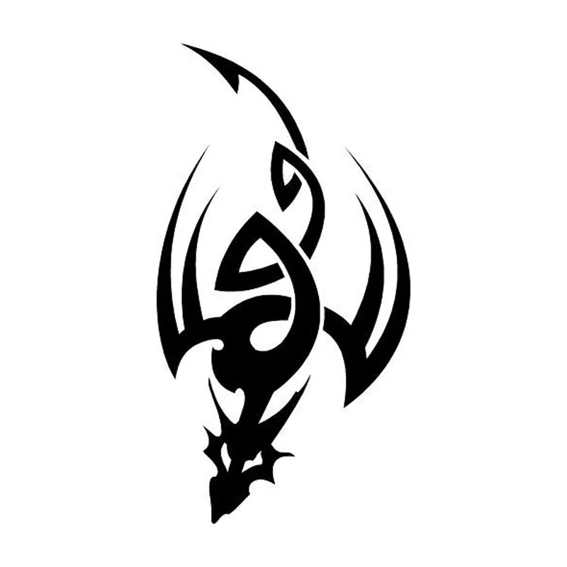 

LLY-0507 Personalized Car Stickers Tribal Swooping Dragon Modeling Decal PVC Cars Motorcycles Sunscreen Waterproof Decals Decor