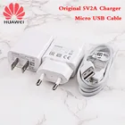 Сетевое зарядное USB-устройство Huawei, 5 Вт, кабель Micro USB, вилка EU, US