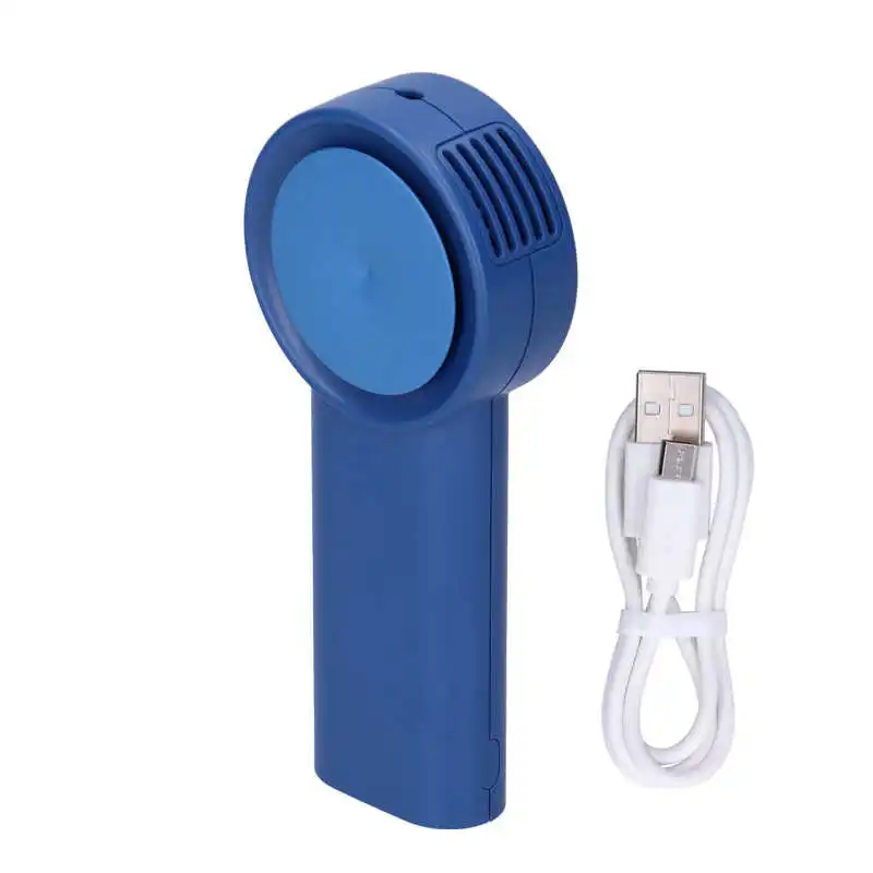 

Handheld Fan Dual-use Bladeless Upgraded Brushless Motor Silent Mobile Power USB 3000mAh Capacity Mini Fan Household Supplies
