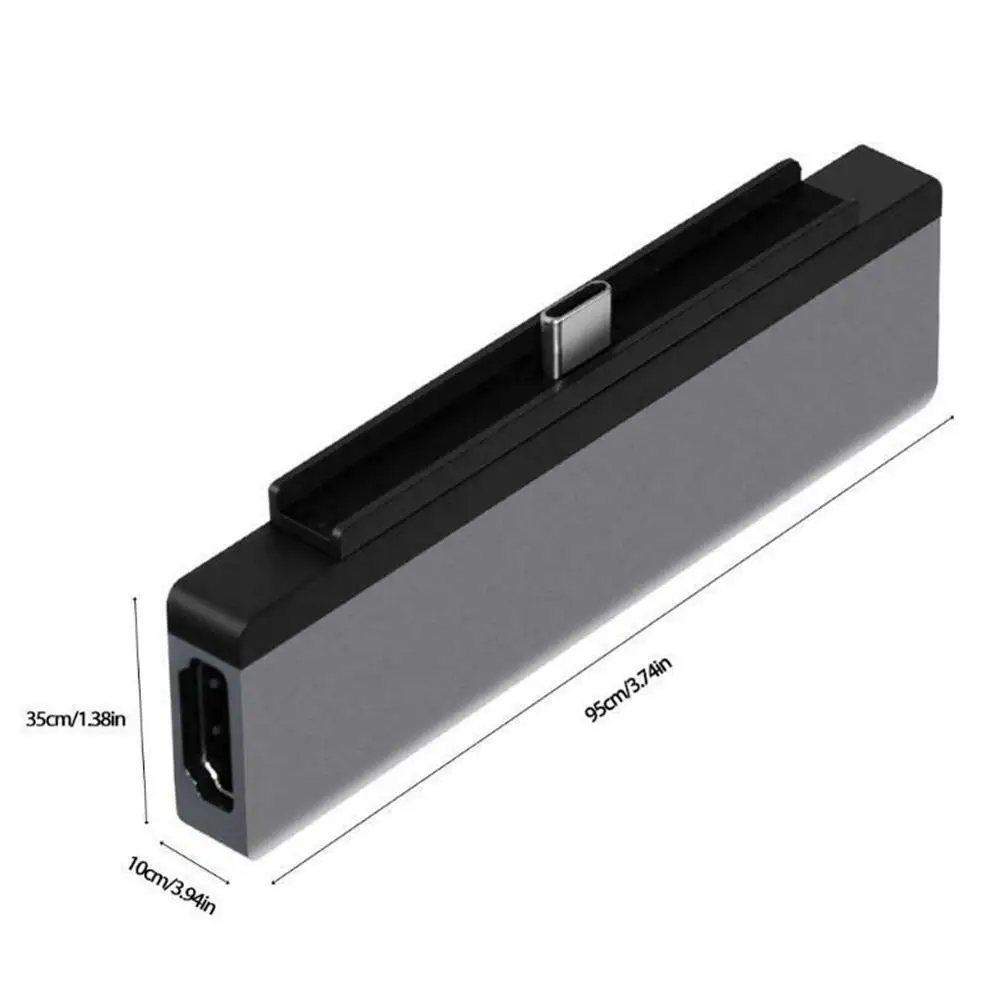 

USB C HUB TYPE-C to HDMI-compatibl Adapter 3.5mm Audio PD Charging Port 4K hub Laptop HDTV Macbook Converter Pro For iPad