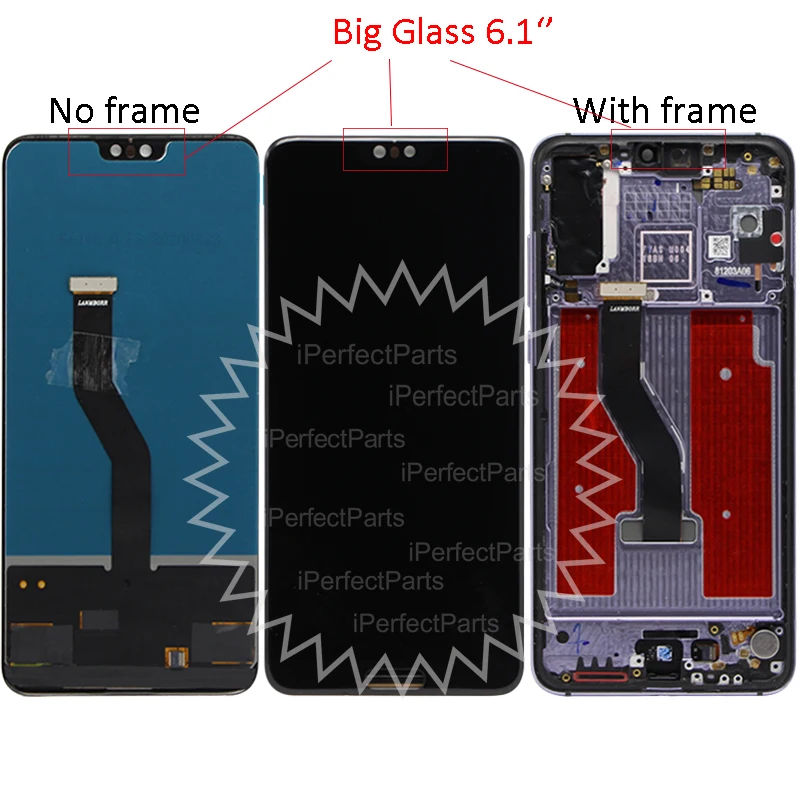 TFT 6 1 ''для huawei P20 Pro lcd дисплей с рамкой кодирующий преобразователь сенсорного