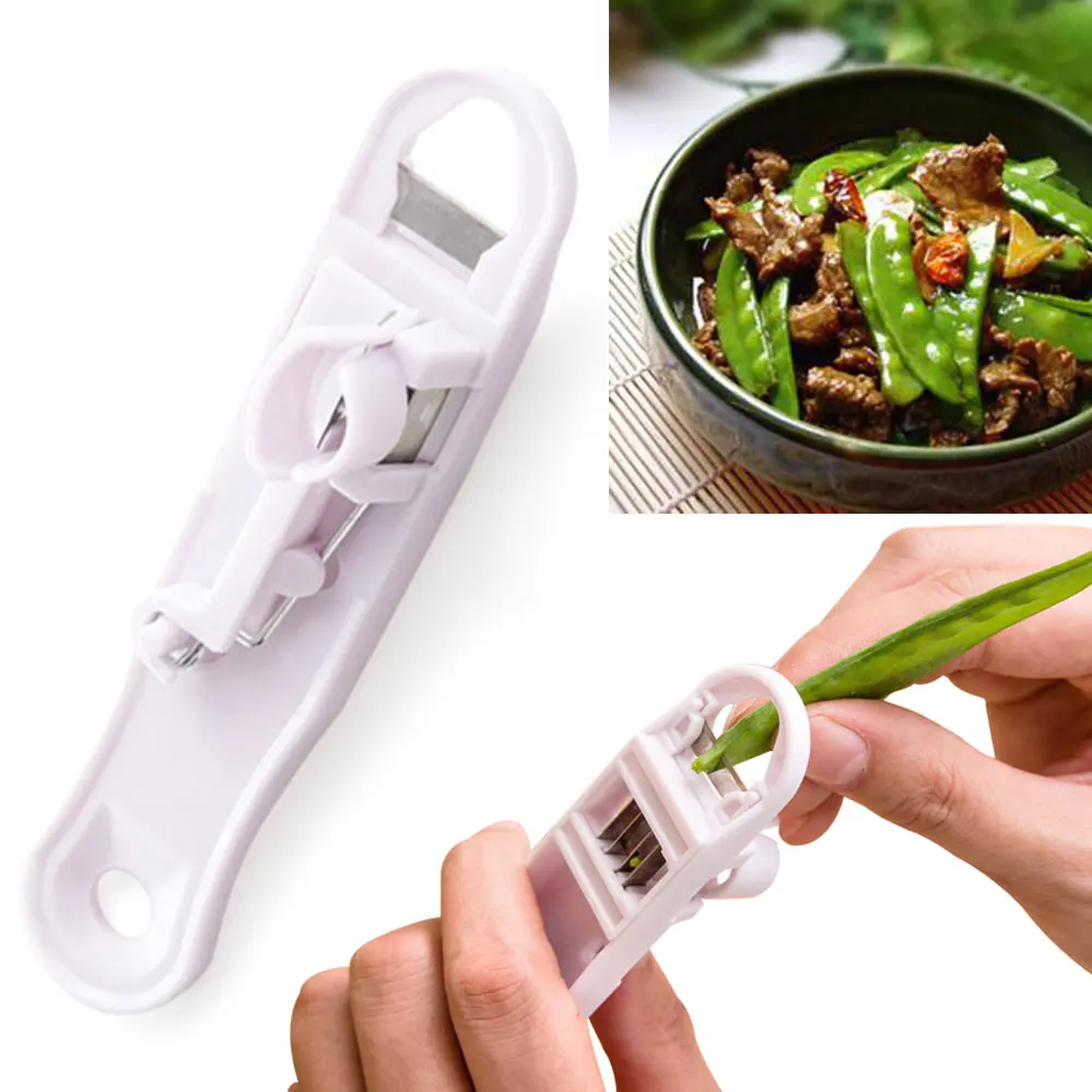 Французский стиль зеленая фасоль овощерезка резак Стрингер для удаления