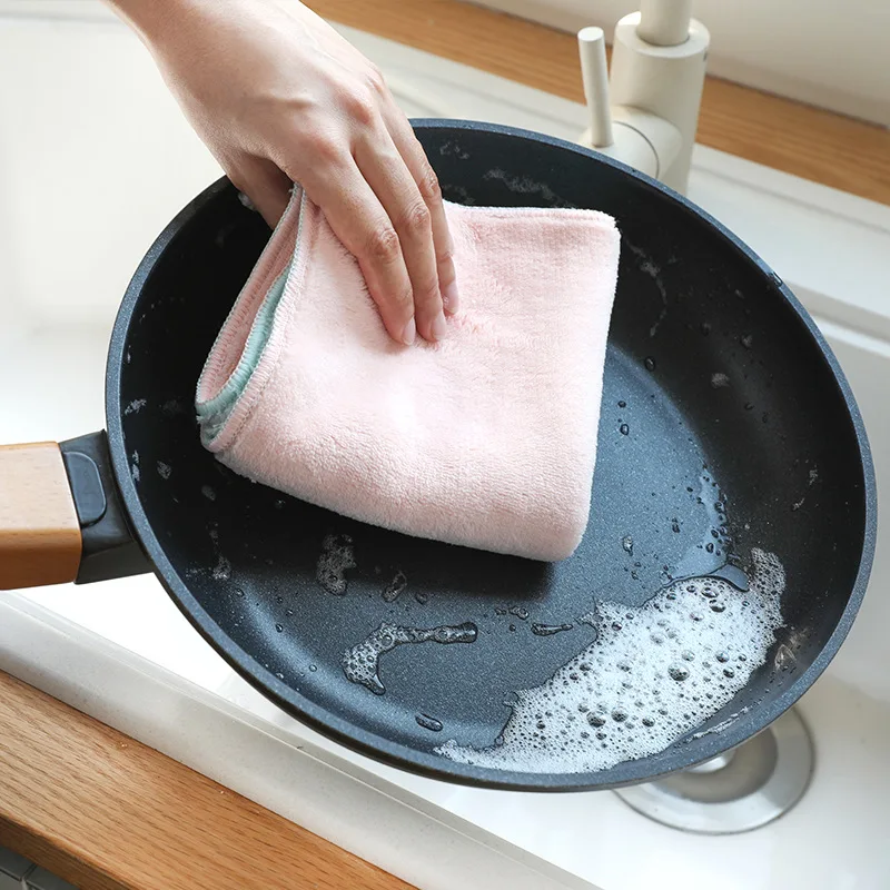 

9PCS Thickened Lint-free Double-sided Absorbent Cleaning Cloth