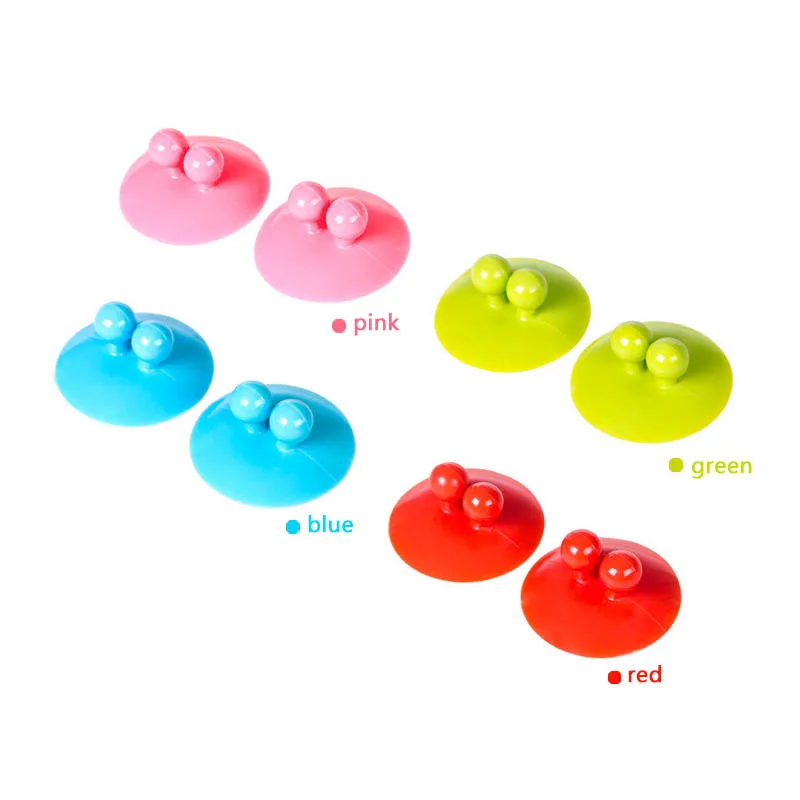 

Hanging Hook Vacuum Sucker Hooks Multifunction Bathroom Accessories Kitchen Supplies 2 Pcs UFO Shape Plastic Suction Cups