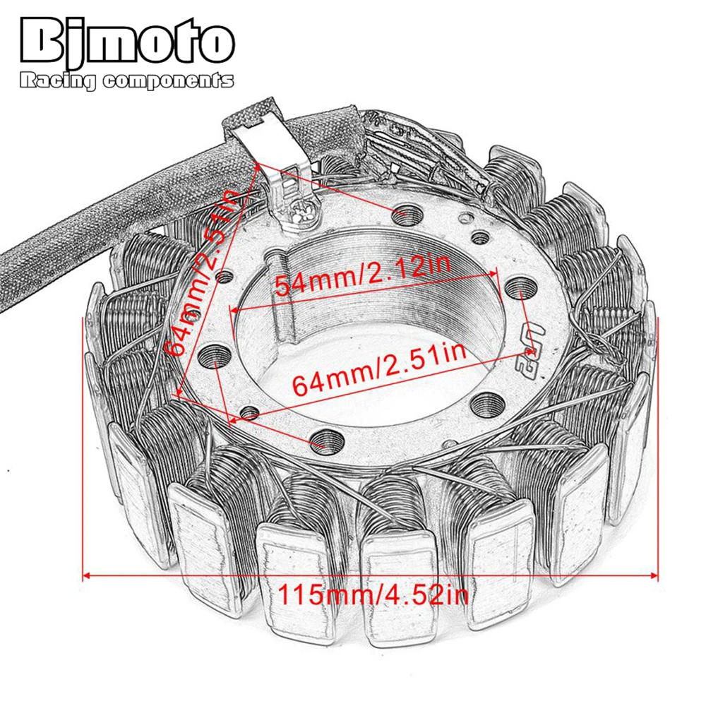 

Motorcycle Magneto Stator Coil For Honda GL650 Silverwing Interstate CX500 CX-500 Custom Turbo CX-650 CX650 CX 500 650 1983