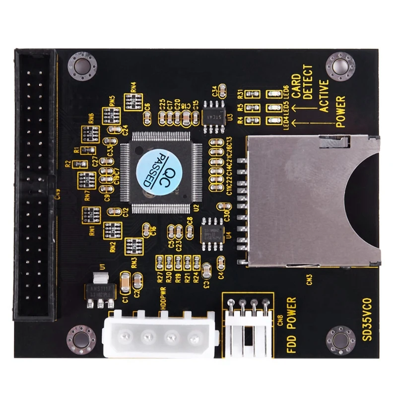 SD SDHC SDXC MMC карта для IDE 40Pin 3 5 дюймовый адаптер | Электроника