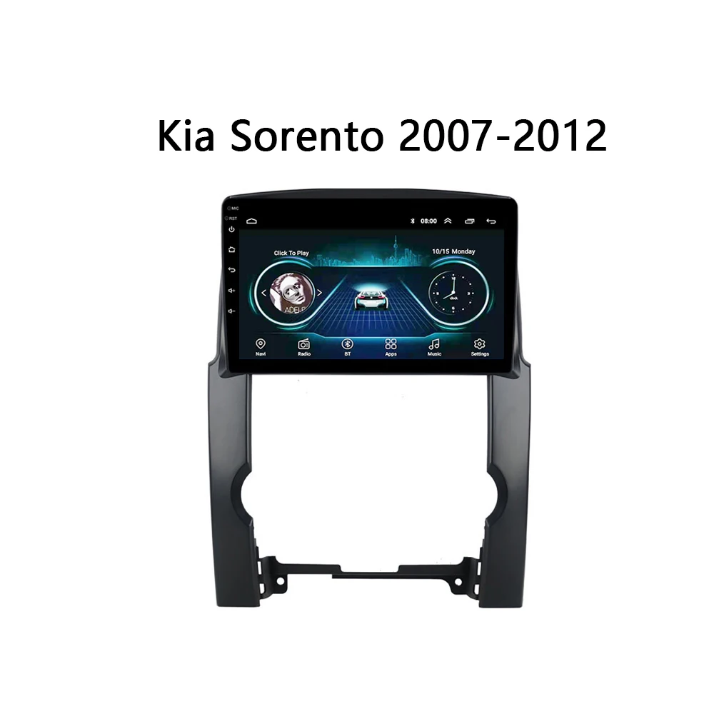 Автомобильный мультимедийный центр для Kia Sorento 2007-2012 GPS Android 8 0 аудио стерео