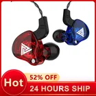 Оригинальные проводные наушники QKZ AK6 с медным драйвером, Hi-Fi, спортивные наушники для бега, басовая стереогарнитура, музыкальные наушники, наушники