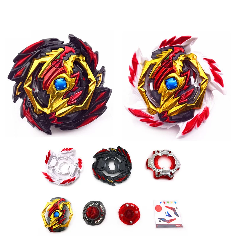 Mksafn New Arrival Blades Burst Gyro Double-sided Dragon B-145 DX Starter Venom Diabolos.Vn.Bl GT Metal God Spinning Top Toys