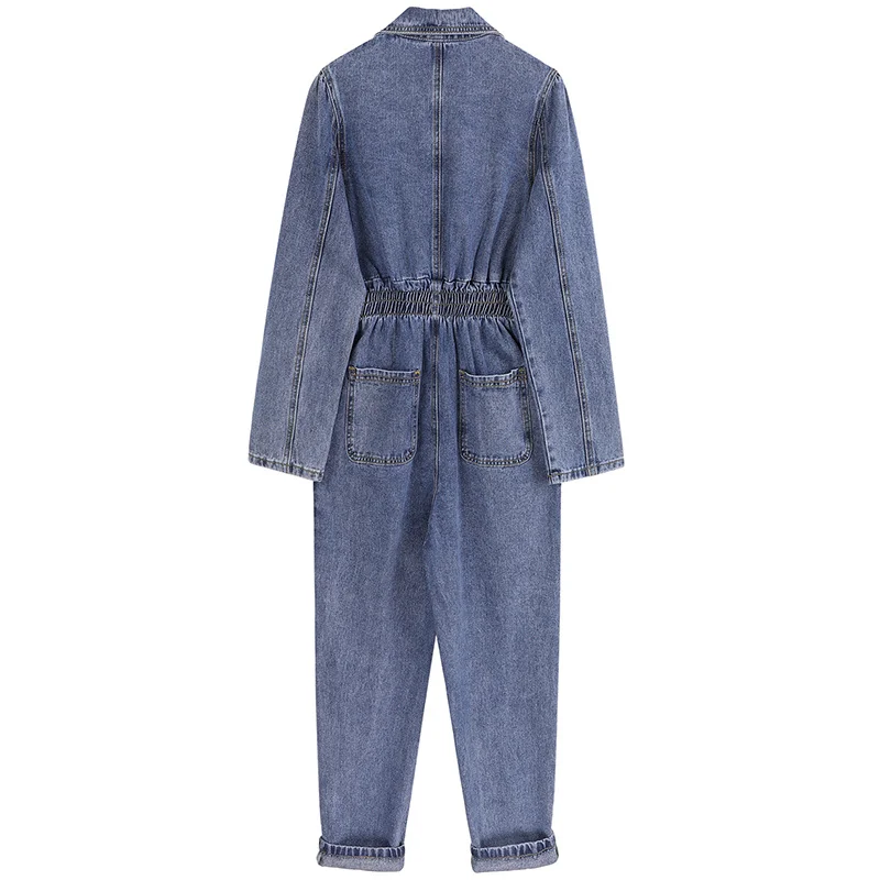 Женские комбинезоны комбинезон Весенняя новинка светло-голубые свободные