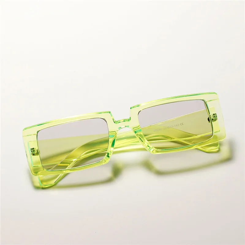 Punk Rectangle Sunglasses Women 2020 Small Frame Steampunk Men Luxury Brand Eyewear Fashion Vintage Retro Glasses | Аксессуары для