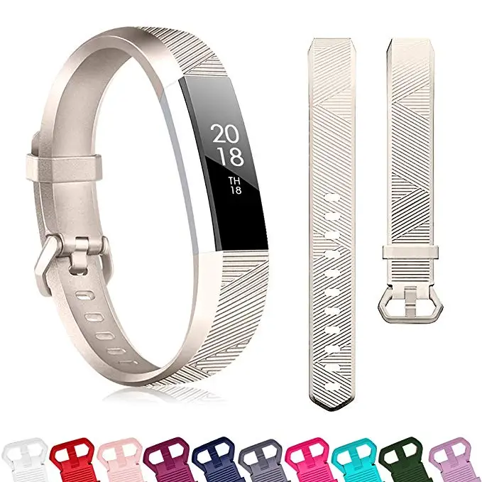 2 Розовое золото Ремешок Для Fitbit Alta hr/Fitbit Alta умные наручные часы ремешок для Fit bit Alta HR маленький большой браслет - Цвет: 2