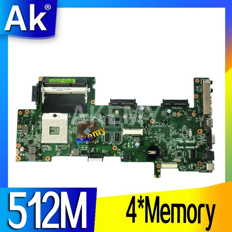 AK K72JT материнская плата для ноутбука Asus K72JR K72JU K72J K72 тестовая оригинальная 512M 4 *