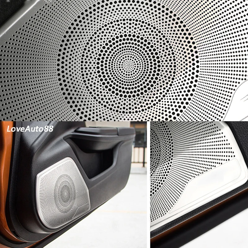 Автомобильный интерьер двери стерео Динамик аудио кольцо крышки звуковая рамка