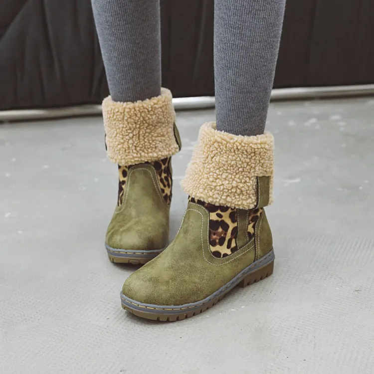 Женские ботильоны с круглым рукавом ботинки больших размеров 9 10 11 17 зимняя обувь