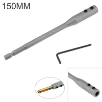 1 pc 150mm alloy steel drill extension rod connecting rod quick change drill shank tool with hex shank and small wrench