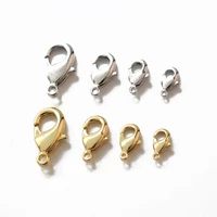 10pcs lobster buckle fishtail buckle accessories bracelet necklace end buckle spring buckle diy hand made material accessories