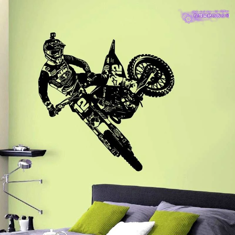 MXGP внедорожный мотоцикл гоночный стикер автомобиль мотокросса плакаты