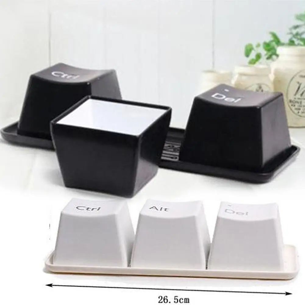 3 шт. новинка набор чайных чашек клавиатура клавиши АЛТ кружка для дома офиса Кофе