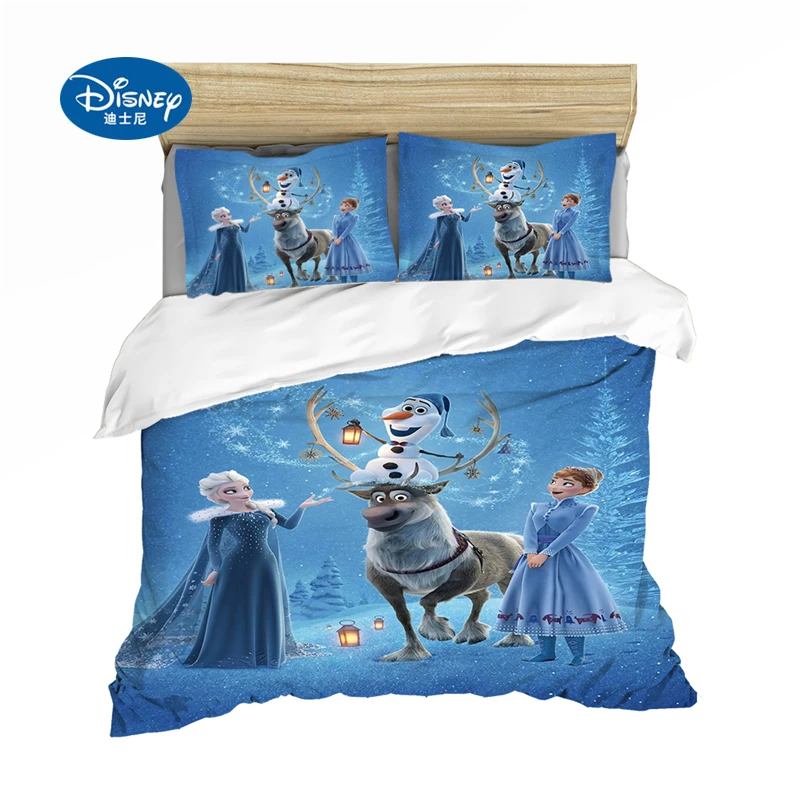 Disney Frozen/Детский Комплект постельного белья Анна и королева Эльза для девочек