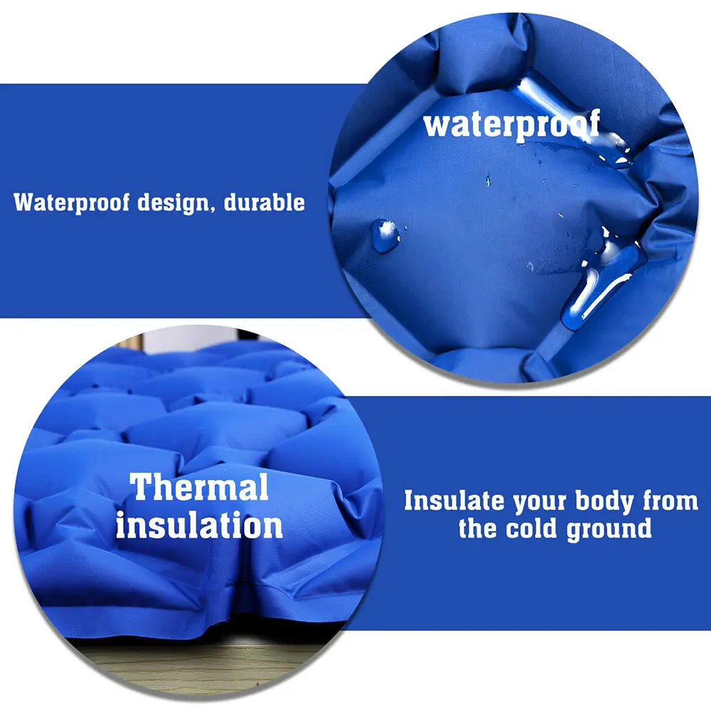 vender Almofada De Dormir Acampamento Travesseiro Pé Imprensa Inflável à Prova Dultralight água Ultraleve Colchão Ar Mochila Caminhadas Tenda Viajar Esteira