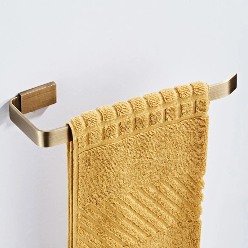 1 шт. квадратная матовая вешалка для полотенец кольцо туалетной комнаты твердая