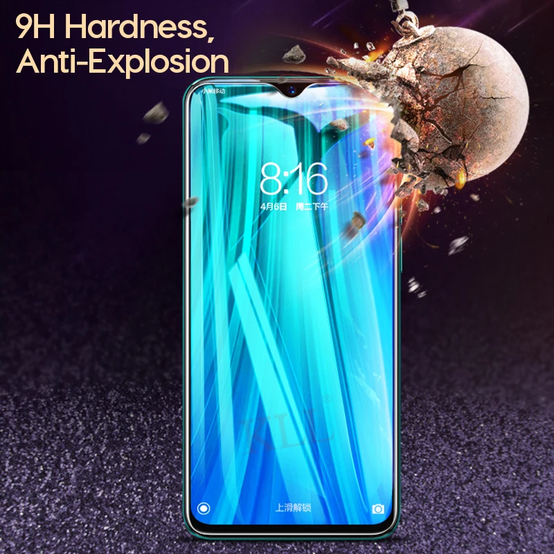 2 шт 2.5D полный Чехол, анти-синий светильник, закаленное стекло для Red mi Note 8 Pro 8 8A 7A Xiaomi mi 9 Pro 5G Lite Blask Shark 2 Pro mi A3