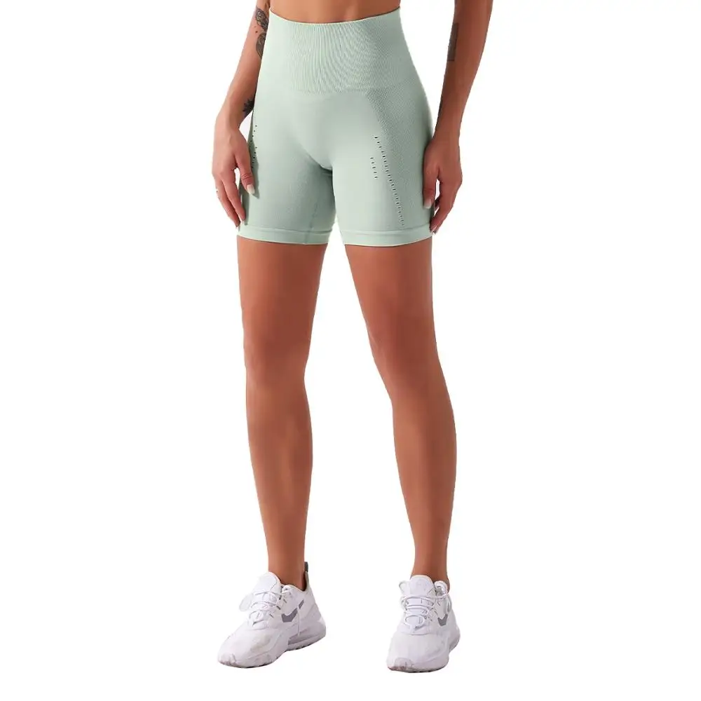 

2020 New Ladies Seamless Knitted Yoga Sports Shorts, Yoga Outdoor Sports Gym Fitness Shorts DS99