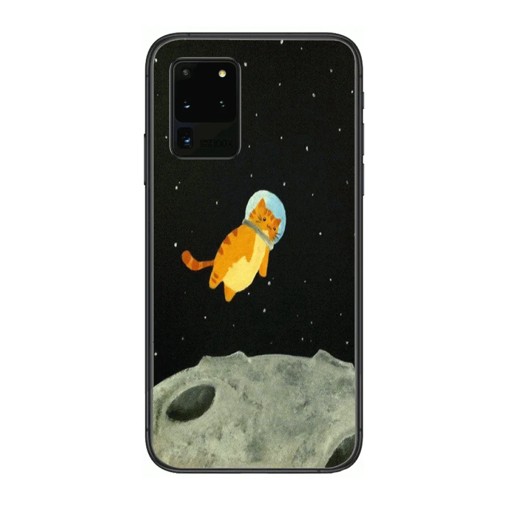 

Personality Matte Art Phone cover hull For SamSung Galaxy S 6 7 8 9 10 20 Plus Edge E 5G Lite Ultra black soft bumper