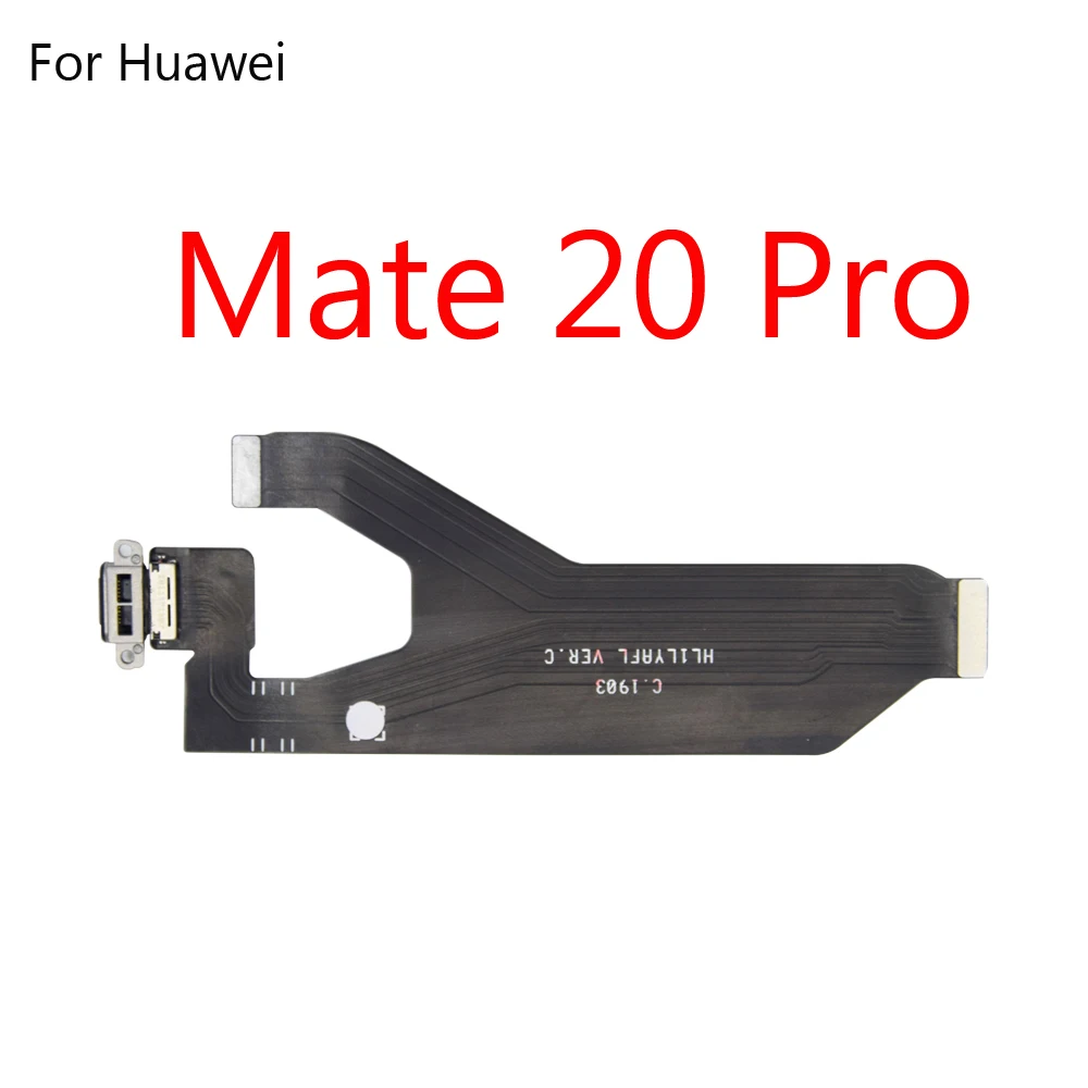 1pcs Charging Data Flex Cable For Huawei Mate 10 20 Lite Pro USB Charger Port Dock Connector Replacement Parts | Мобильные телефоны
