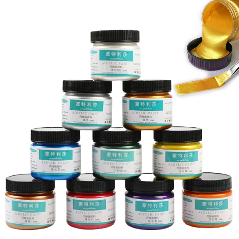 Акриловая краска цвета металлик для керамики 60/100 мл |