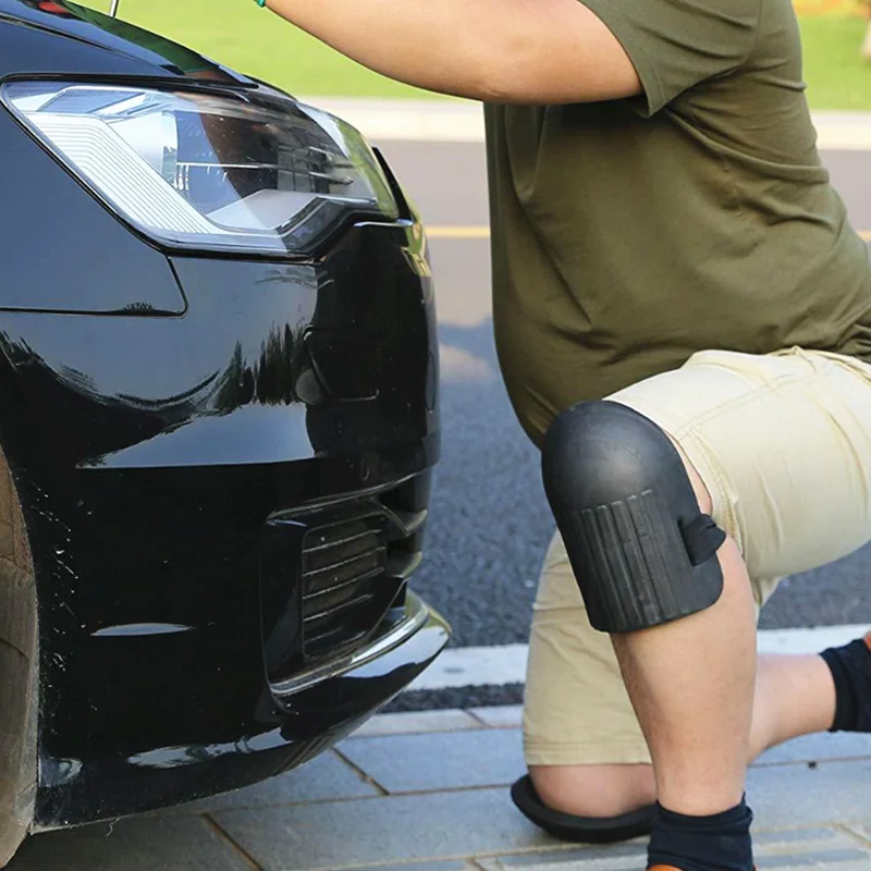 

1 Pair Flexible Soft Foam Kneepads Protective Sport Work Gardening Builder Kneeling Cushion With Adjustable Straps