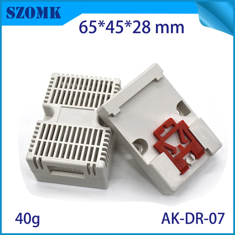 (2 шт.) пластиковый корпус на din рейку для электроники настенный электрического