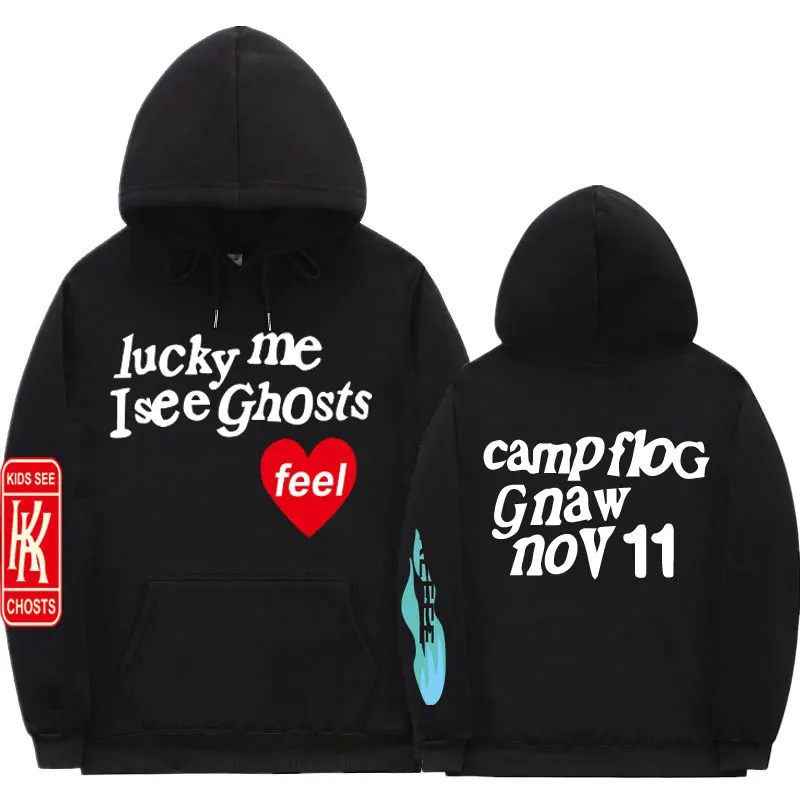 

men jacketKanye West KIDS SEE GHOSTS Hoodie Men Pullover 2019 New arrived Fashion Streetwear Sweatshirts Hip Hip Hoodies