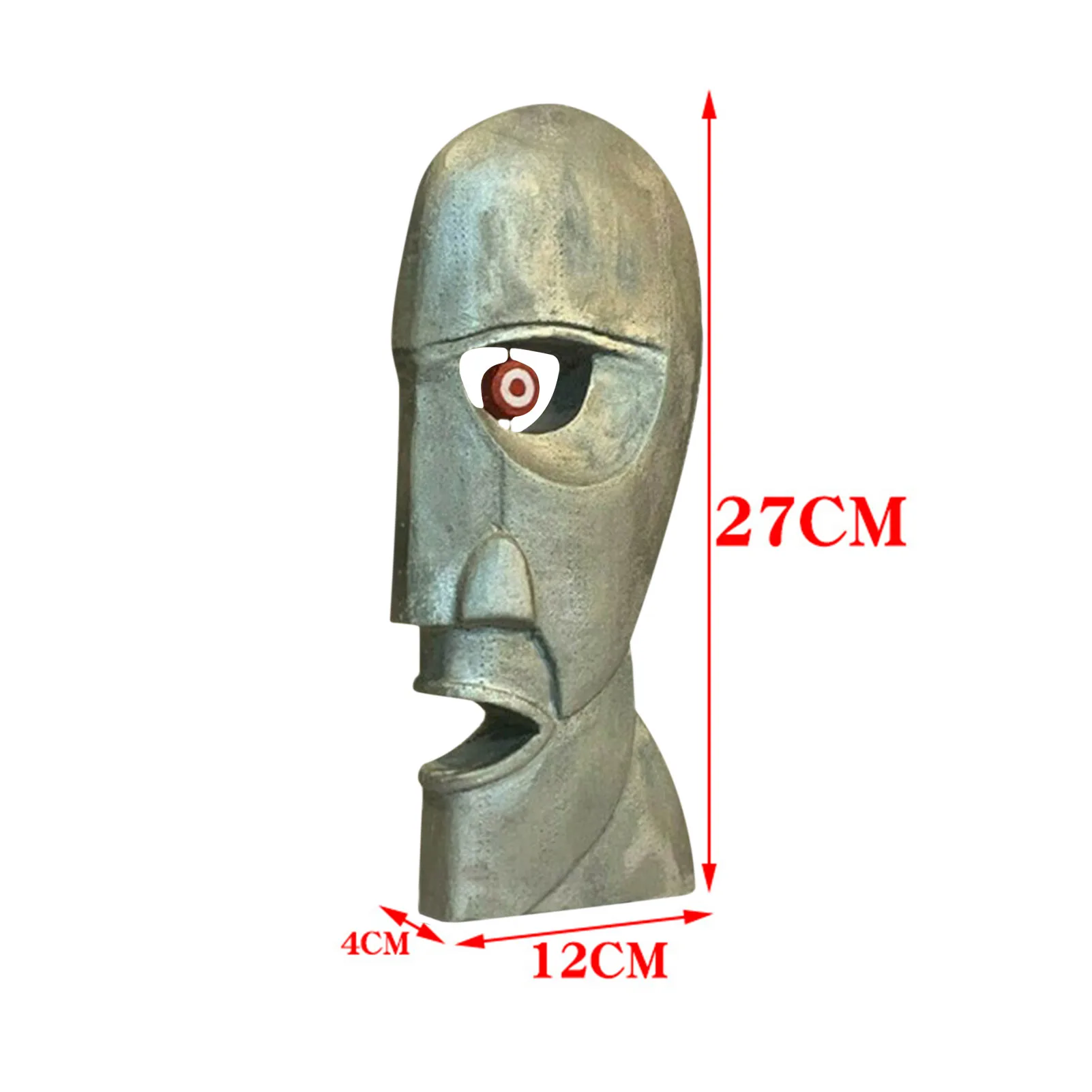 

Personalized Bell Metal Heads Resin Sculpture Nordic Style Bell Sculpture Head Decoration Crafts Fashion Home Room Decor