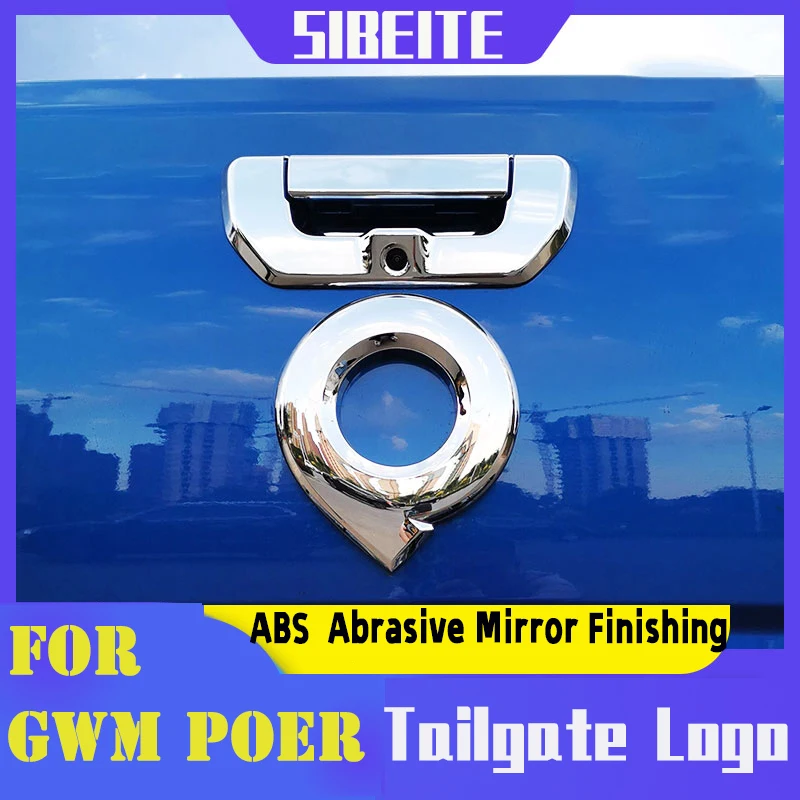 GWM POER значок с логотипом задней двери эмблемой на крышку багажника автомобиля