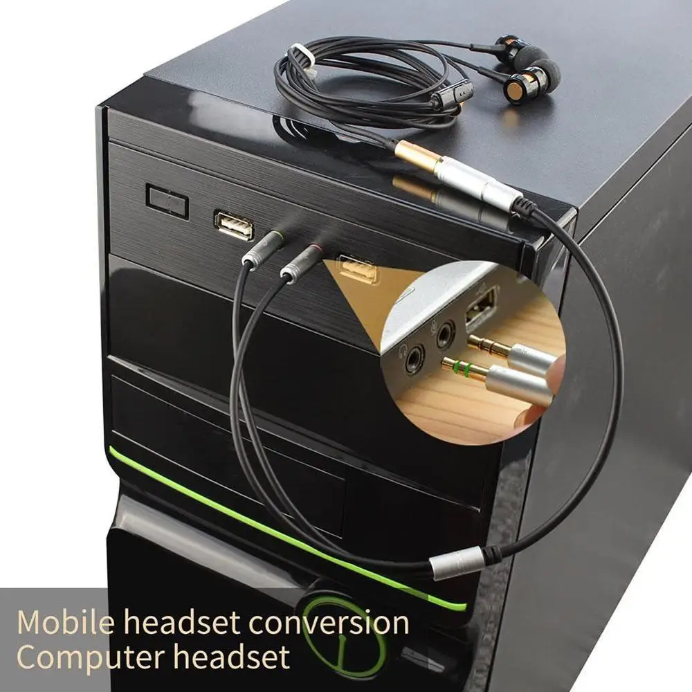 Аудиокабель для наушников 3 5 мм распределительный кабель Y образный разветвитель