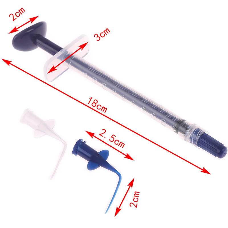 Puntas de enjuague para irrigaci&oacute;n, jeringa de irrigaci&oacute;n Dental de resina compuesta Flexible para dientes-1