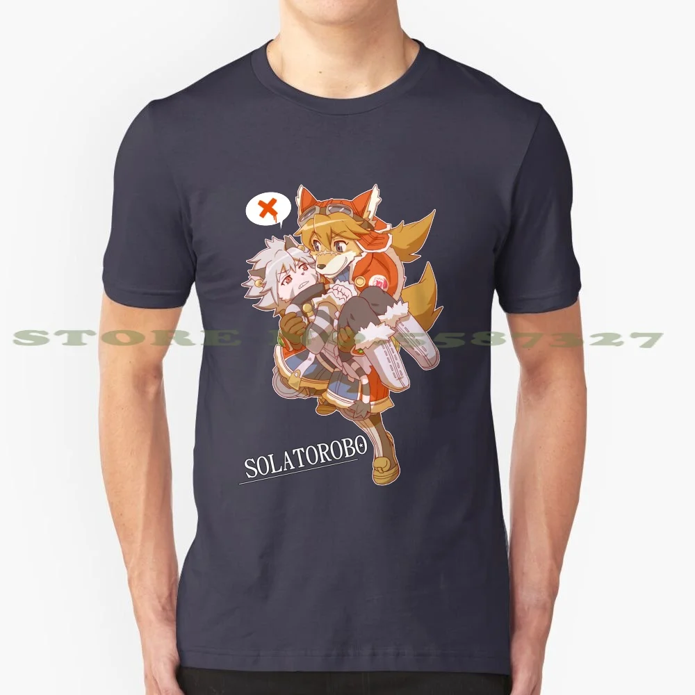 Забавная летняя футболка Elh To Red для мужчин и женщин Solatorobo The Hunter | Мужская одежда