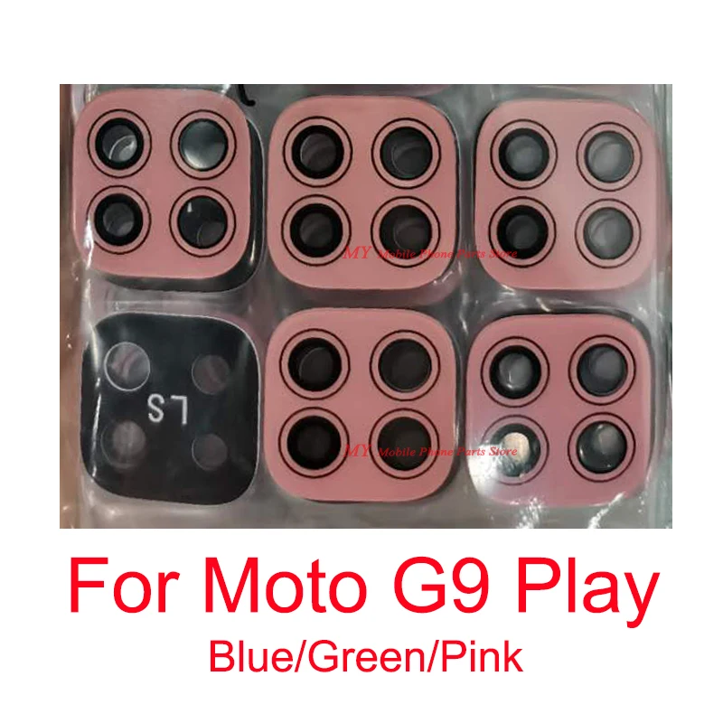 

10 шт. для Moto G9 Play задняя камера стеклянная крышка объектива для Motorola Moto G9 Play основная задняя камера стекло с наклейками