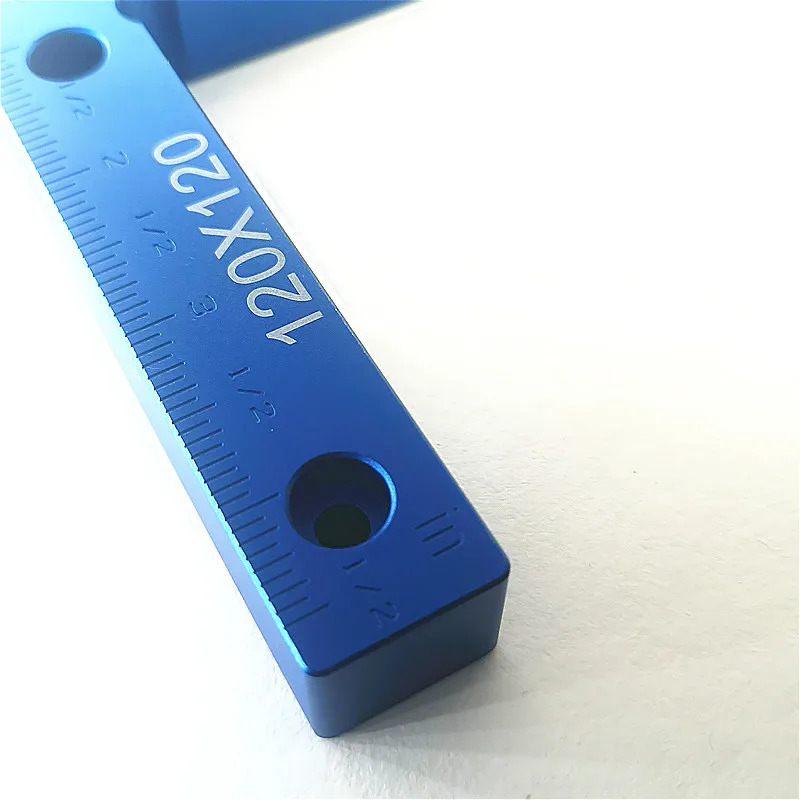 

90 Degree Right Angle Positioning Squares Clamping 120x120mm L Block Squarer Ruler Clap Woodworking Carpenter Tools