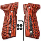 Ручка Beretta 92fs G10, полноразмерная ручка 92fs, M9, 92a1, 96a1, 92 INOX, включая ручные винты, текстура Sunburst