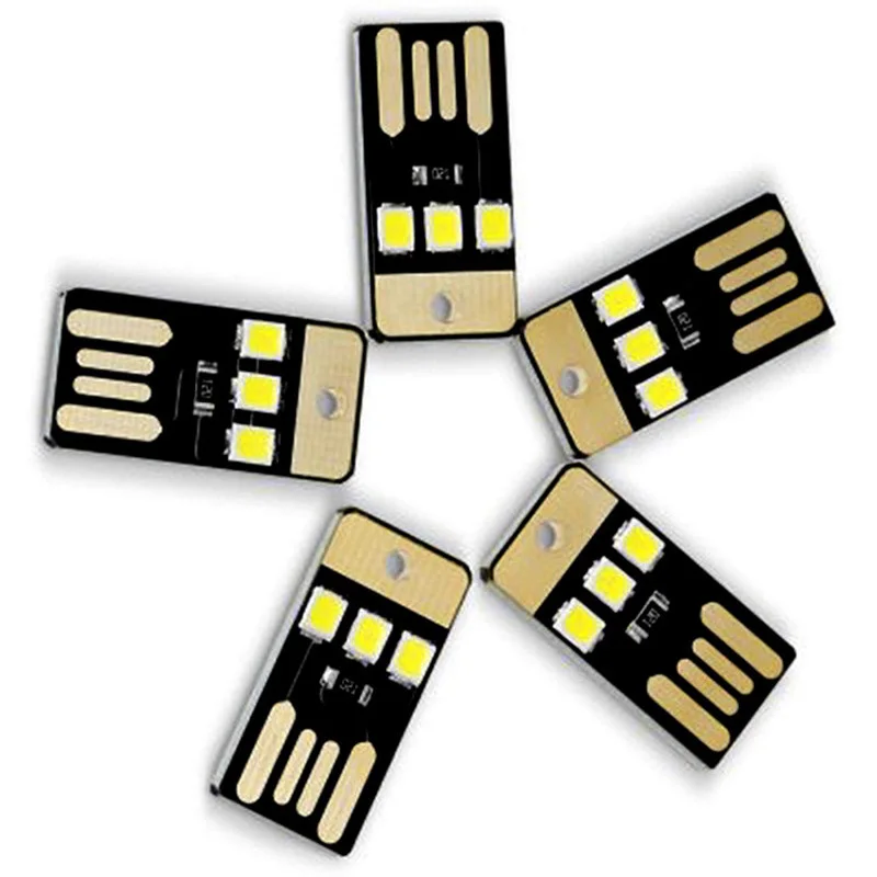 Мини USB гаджеты светильник карманная карта питание светодиодный ночсветильник 5