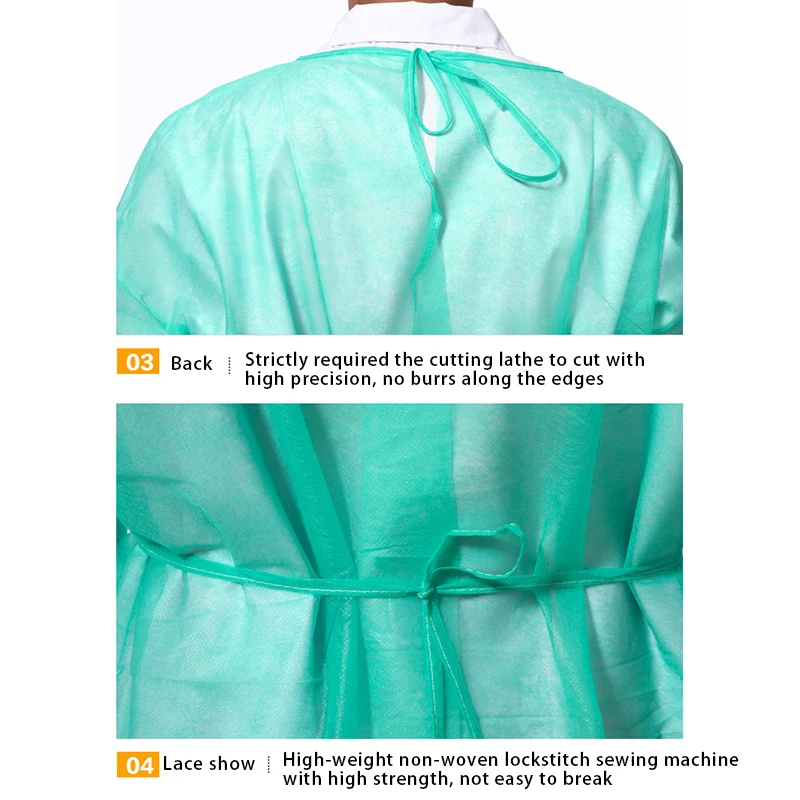 Одноразовый нетканый фартук регулируемая защита от пыли одежда для салона