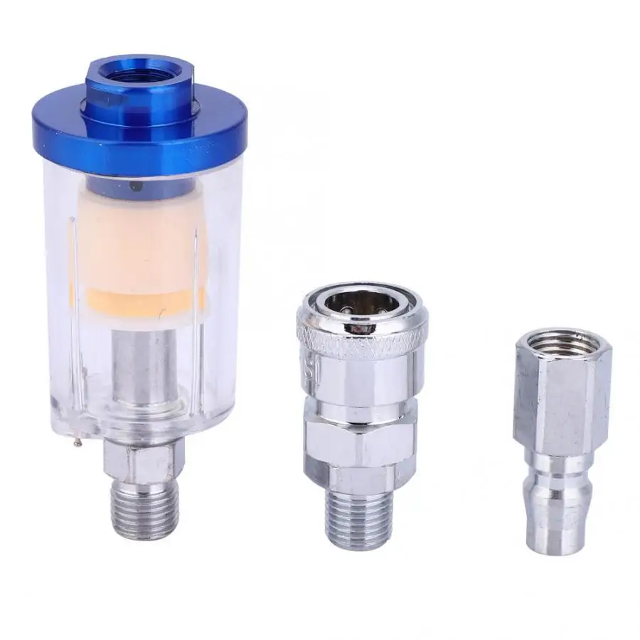 Фильтр сепаратор для масла и воды встроенный воздушный шланг компактный блок