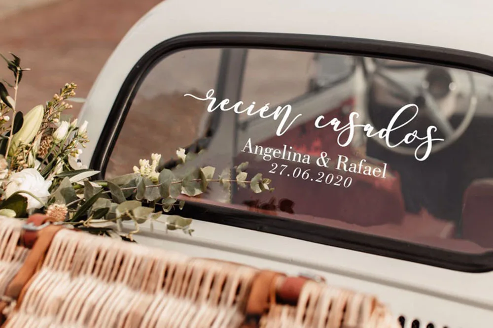 Испанские ресиверы стикеры Современный Свадебный декор просто заженная