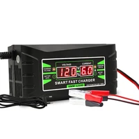 charger 12v6a 10a car electric vehicle lead acid battery battery charger intelligent fast with display