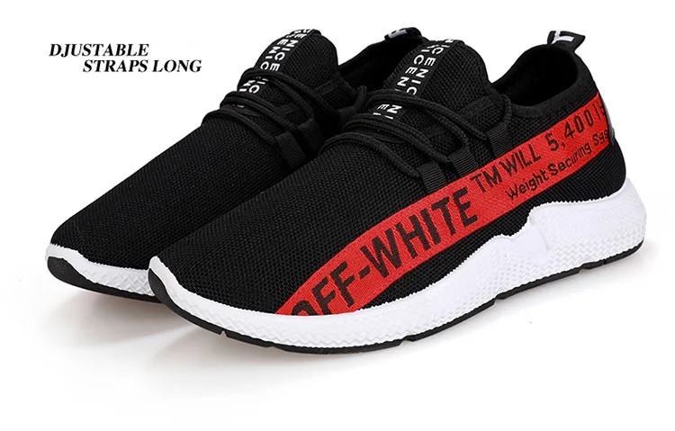 Autumn New Style Men Shoes Fashion Casual Mesh Shoes Stylish Rubber Shoes Sneakers Low Top Breathable Korean-style Running