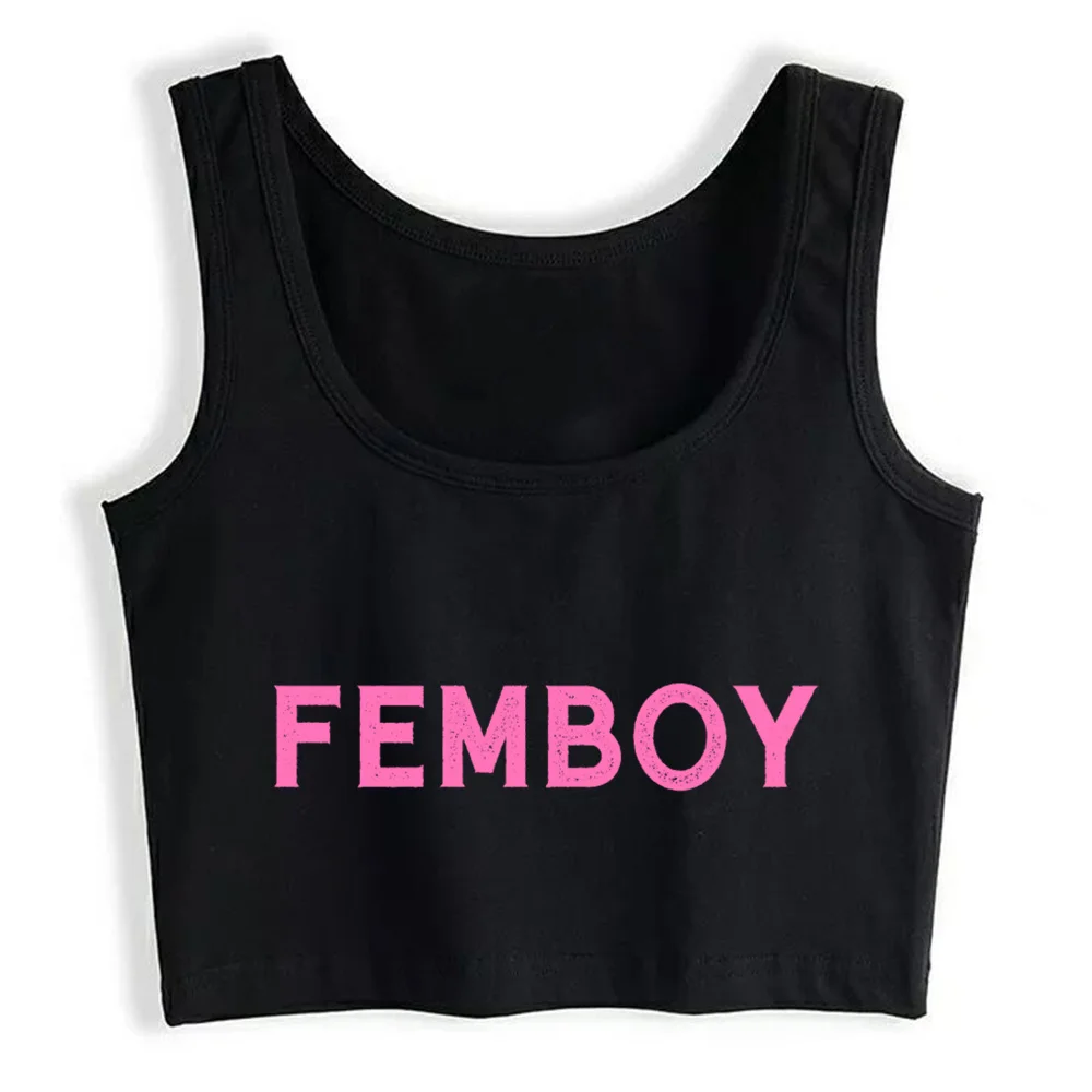 

Crop Top Women Femboy Sissy Gothic Harajuku Grunge Emo Gym korean Tank Top Sexy Blouse Female Clothes Top Mujer Verano 2021